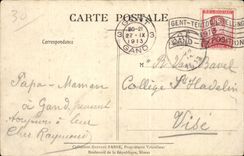 CPA Nimes der Esplanade den die Arena von der Gerechtigkeit Fontaine Pradier mogen