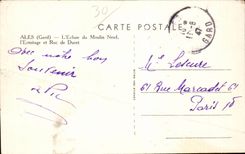 CPA Ales the lock of the New Mill the hermitage and Rock of Duret