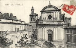 CPA Uzes Church Saint Etienne