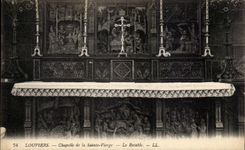 CPA Louviers Vault of Saint Virgin the retable