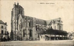 CPA Dreux Church St Pierre