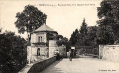 CPA Dreux Hereinkommen des heiligen Parks der Wolbung Louis