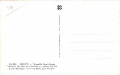 CPA Dreux Wolbung-St- Louisgrab des Herzogs des Penthievre Kindes von Konig Louis Philippe starb 1828 durch Pradier