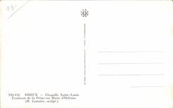 CPA Dreux Wolbung-St- Louisgrab der Marie Prinzessin von Orleans