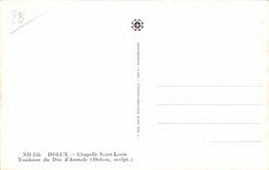 CPA Dreux Wolbung-St- Louisgrab des Herzogs von Aumale durch Dubois
