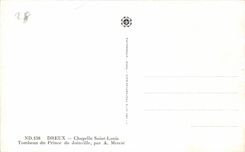 CPA Dreux Wolbung-St- Louisgrab des Prinzen de Joinville durch Mercie