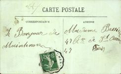 CPA Schloss von Maintenon gesehen vom Park