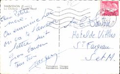 CPSM Maintenon die Nordschloss Front