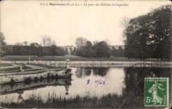 CPA Maintenon der Park des Schlosses und des Aquadukts