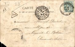 CPA das Lupe-Kreuz von St Thibault auf dem Rummelplatz