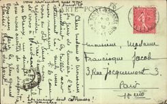 CPA Ruinen des Schlosses von Sorel