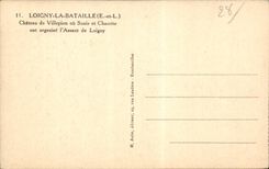 CPA Loigny das Kampf-Schloss von Villepion oder Sonis und Karre haben organisiert den Angriff von Loigny