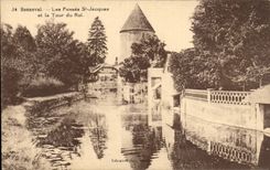 CPA Bonneval the pits St Jacques and the tower of the king