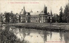 CPA Schloss von Maillebois bemisst Fluss