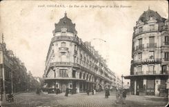 CPA Orleans the street of the Republic and the street Bannier