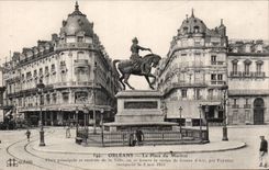 CPA Orleans Places of Martroi Jeanne of arc