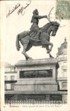 CPA Orleans Statue equestrian of Jeanne of arc by Foyatier