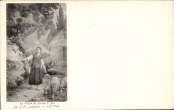 CPA Orleans vision of Jeanne of arc by lenepveu