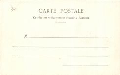 CPA Beaucaire the castle dimensions remaprts