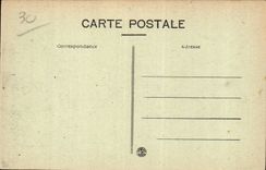 CPA Beaucaire the castle Dimensions walls