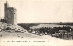 CPA Villeneuve Avignon the Philippe Tower the Beautiful one