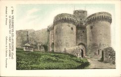 CPA Villeneuve Avignon the castle tells Fort Andre Saint