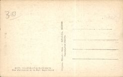 CPA Villeneuve Avignon Overall picture and Fort Saint the Andre