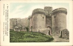 CPA Villeneuve Avignon the castle tells Fort Andre Saint