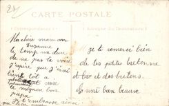 CPA Perigueux Statue of Fenelon and alleys of Tourny