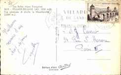 CPA Villard de Lans View on the right Moucherolle