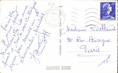 CPSM Souvenir of Biscarrosse beach