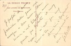 CPA moors of Gascogne Morning of autumn