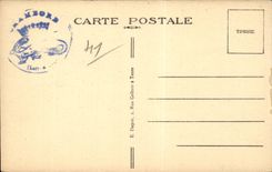 CPA Chambord L'eglise et l'ecole Vue prise du chateau