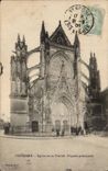 CPA Vendome Eglise de la Trinite Facade principale