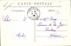 CPA Low Orleans relief of Statue the Jeanne d' Arc