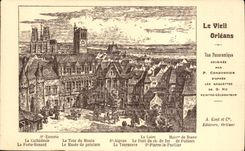 CPA Orleans Panoramic View St Euverte St Aignan the Loire House of Diane