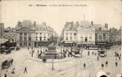 CPA Orleans the place of Martroi and the Royal street
