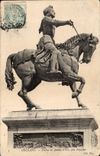 CPA Orleans Statue of Jeanne of arc by Foyatier