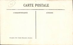 CPA Orleans the Gambetta place and the church Saint Benevolent