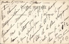 CPA Orleans Bas relief of Statue of Jeanne of arc Sacre of Charles VII has Reims on July 17th 1429