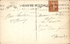 CPA Interior Orleans of the court of the town hall Statue of Jeanne of arc by the Marie princess of Orleans