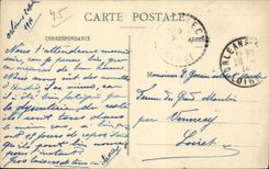 CPA Low Orleans relief of Statue of Jeanne of arc