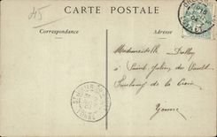 CPA Low Orleans relief of Statue of Jeanne of arc Jeanne of arc in front of Charles VII