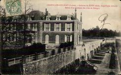 CPA Chatillon Coligny Galleries of the 17th Remainders of a castle of the lords de Coligny