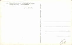 CPA Clery the throne of Our Lady Saint Andre