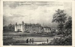CPA Malesherbes the castle (according to a print)