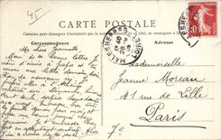 CPA Malesherbes the castle (according to a print)