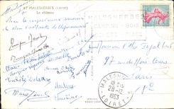 CPSM Malesherbes Castle of Rouville