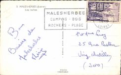 CPSM Malesherbes rocks