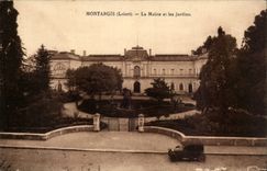 CPA Montargis das Rathaus und die Garten